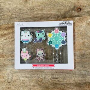 5/$20 NEW Hallmark Gabby's Dollhouse Christmas Tree Ornaments & Tree Topper Set